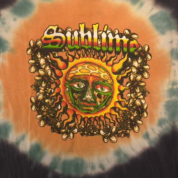 Sublime Band Short Sleeve Crew Neck Graphic T Shirt Mens Size Medium M Black - Picture 4 of 9